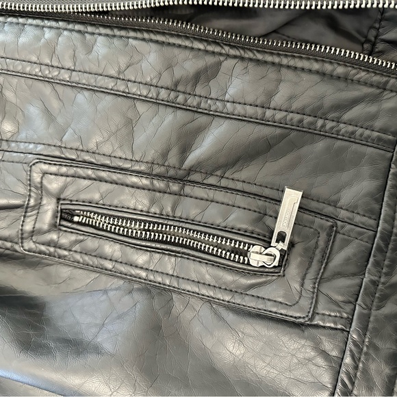 Jou Jou Women’s Black Faux Leather Jacket - Picture 6 of 11
